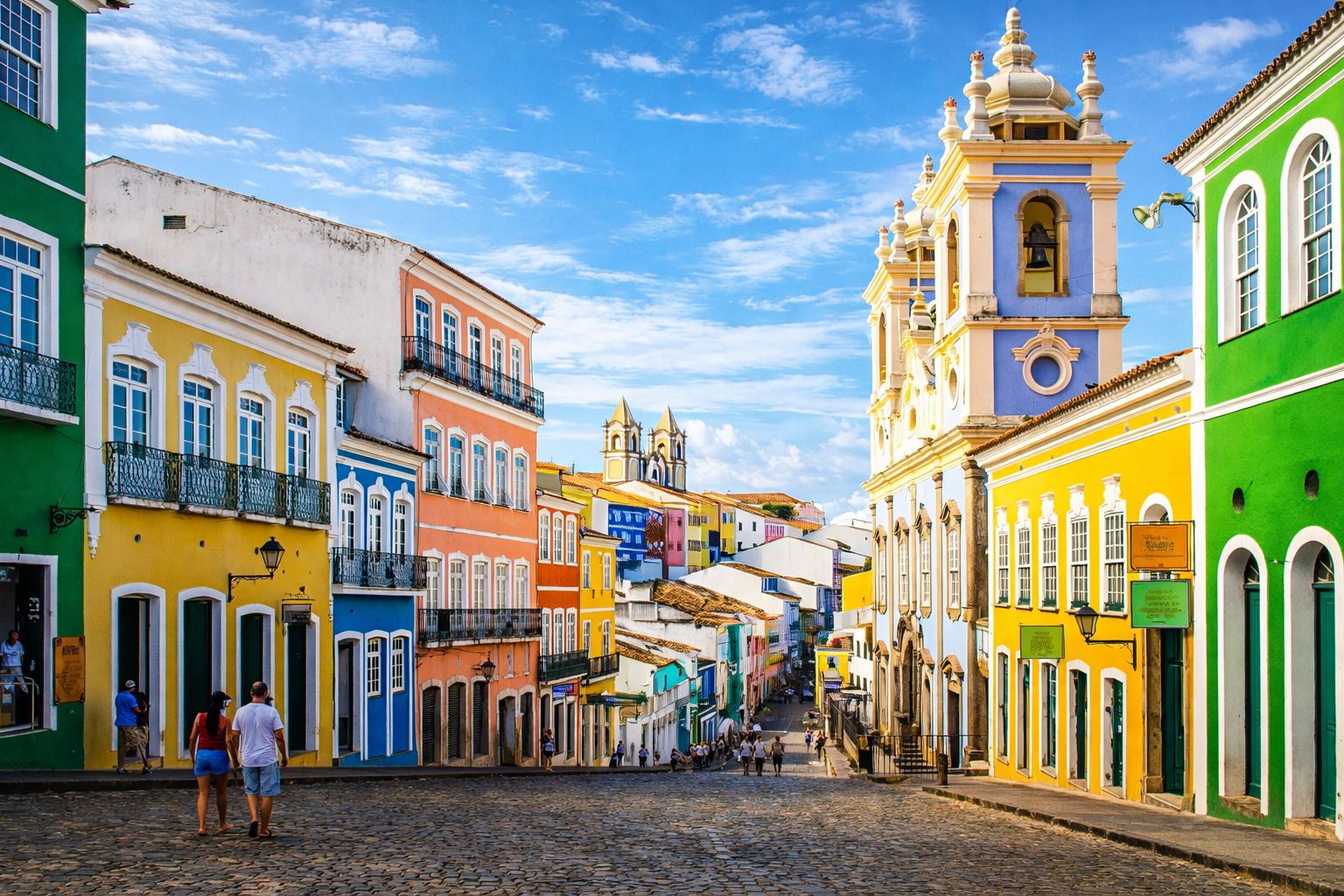 Spicy Northeastern Brazilian coastal landscape
